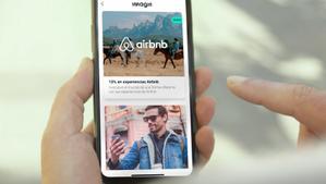 Imagen de la aplicación para móvil de la plataforma de alquiler turístico Airbnb. 