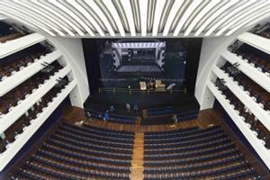 El Palau de Les Arts en Valencia, escenario de los Goya 2022, desde dentro.