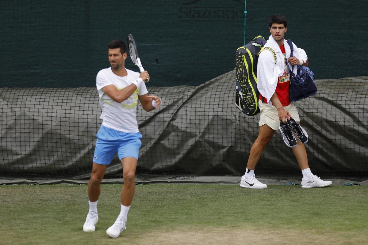 Wimbledon Alcaraz se crece en la hierba y reta a Djokovic en su