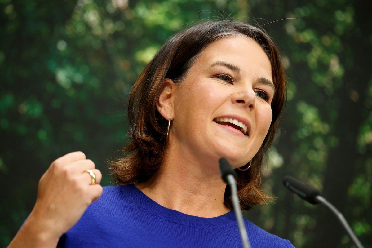 La candidata de Los Verdes, Annalena Baerbock.