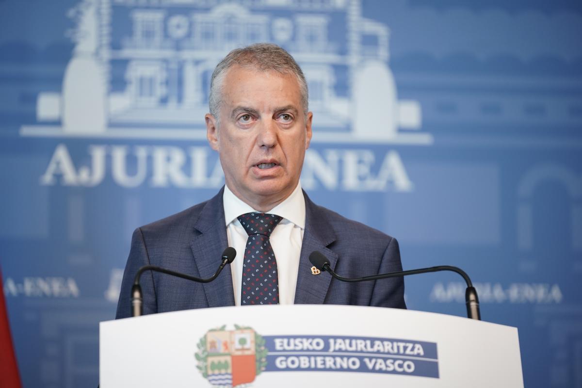 El lehendakari Íñigo Urkullu. El lehendakari Íñigo Urkullu.
