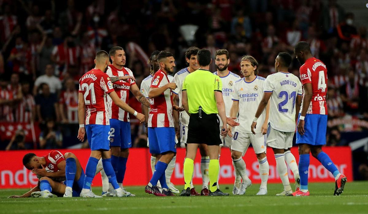 El Atlético roza la próxima Champions tras ganar a un Real Madrid plagado de suplentes