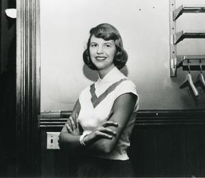 La escritora Sylvia Plath