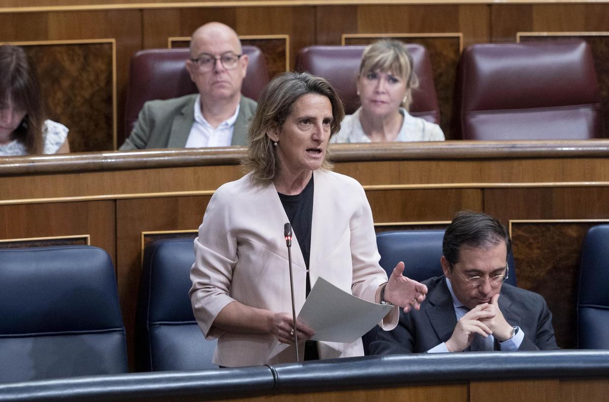 La vicepresidenta tercera y ministra para la Transición Ecológica y el Reto Demográfico, Teresa Ribera. La vicepresidenta tercera y ministra para la Transición Ecológica y el Reto Demográfico, Teresa Ribera.