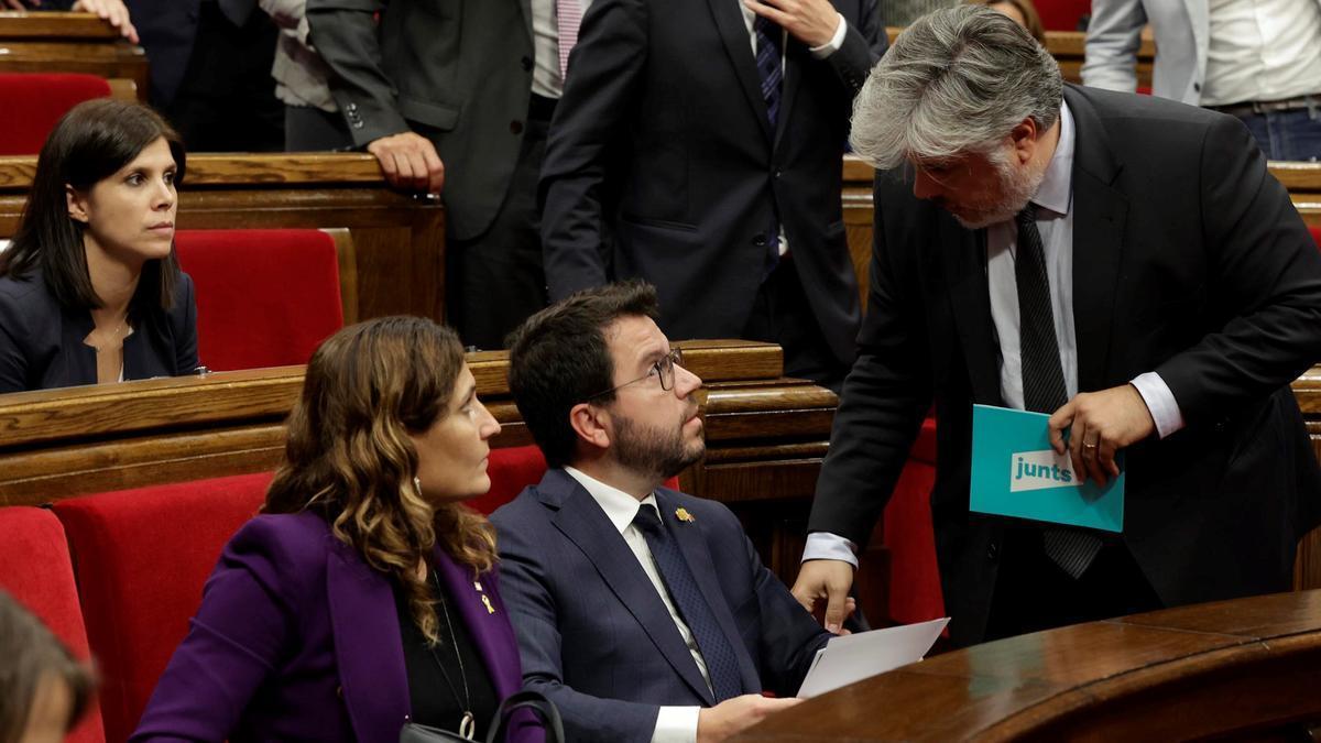 ERC vuelve a topar con la mayoría del Parlament catalán en el intento de convalidar decretos del Govern