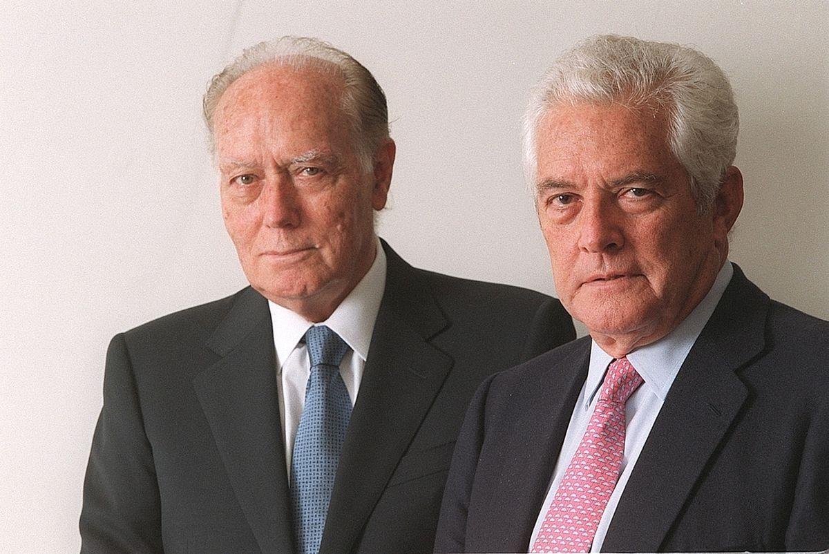 Los hermanos Luis (izquierda) y Javier Valls-Taberner, exmandatarios del extinto Banco Popular.