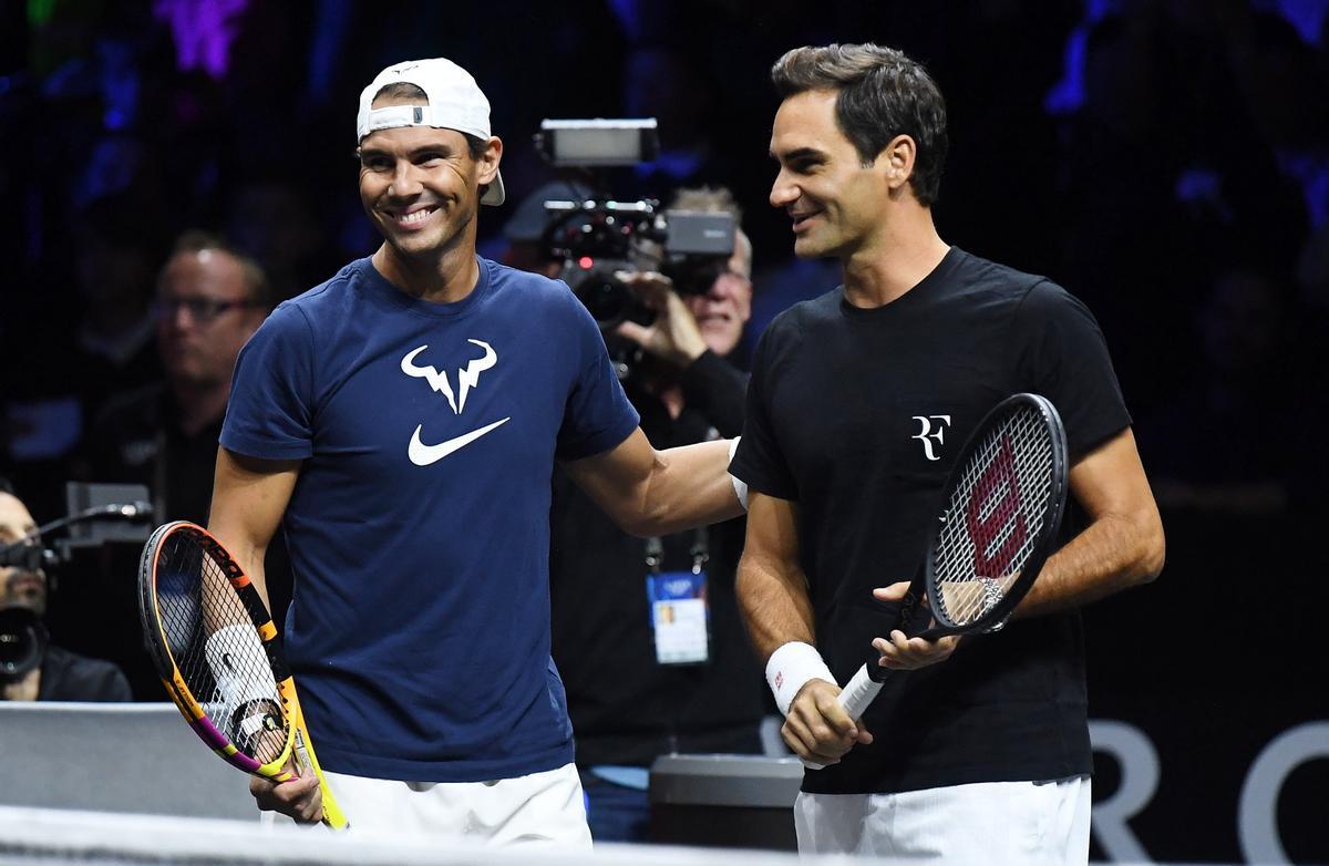 Rafael Nadal y Roger Federer.