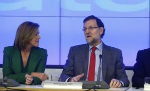 Mariano Rajoy y María Dolores de Csopedal.