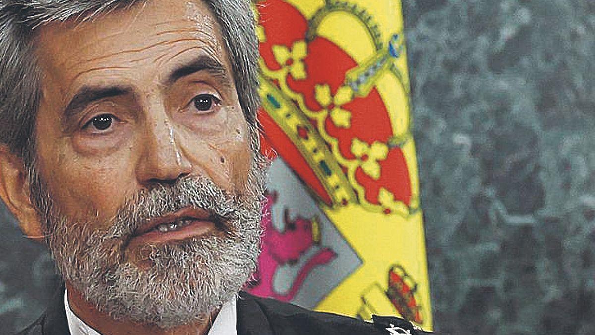 Así ha anunciado Carlos Lesmes su dimisión como presidente del CGPJ y del Supremo