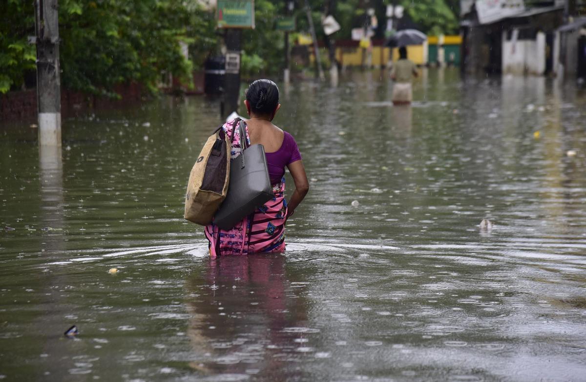 La lluvia inunda la India y deja al menos 55 fallecidos