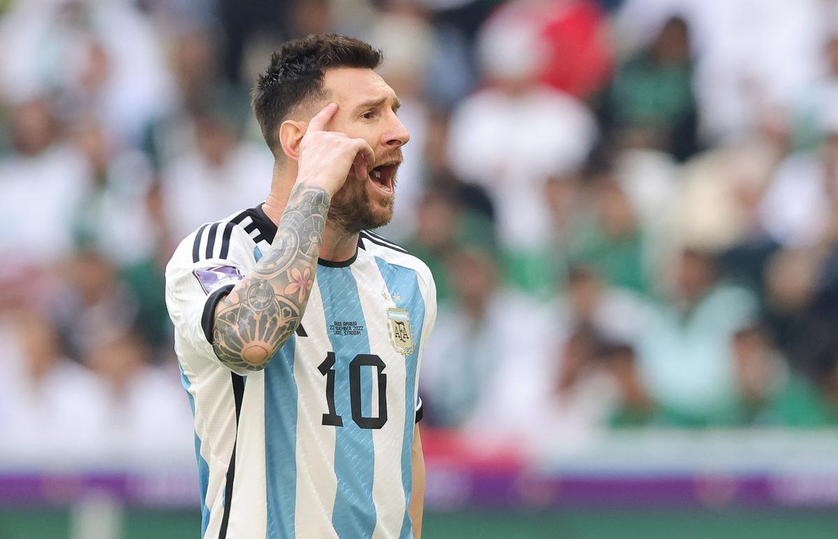 Leo Messi, en un partido del Mundial de Qatar. EUROPA PRESS