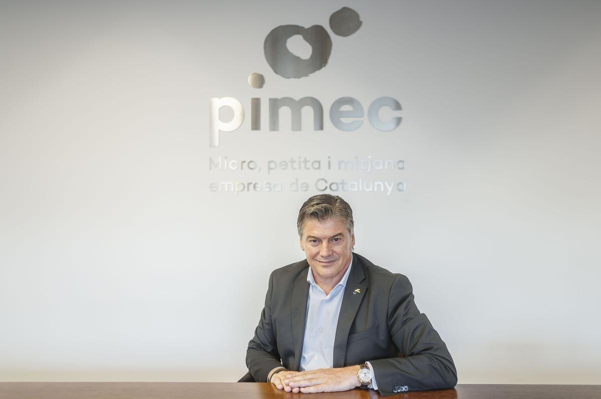 Entrevista con el presidente de Pimec, Antoni Cañete.