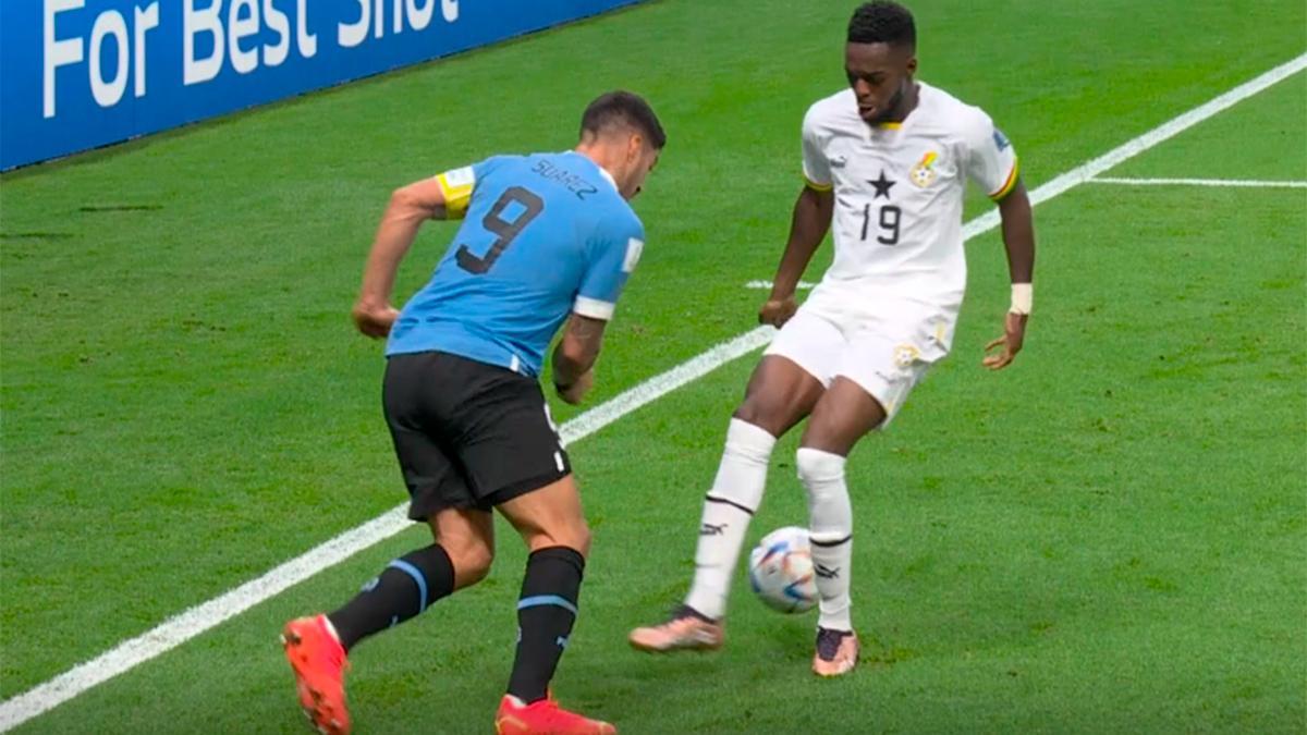 Ghana - Uruguay | El caño de Luis Suárez