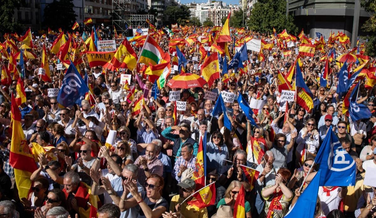 El PP celebra un acto contra la amnistía en Madrid
