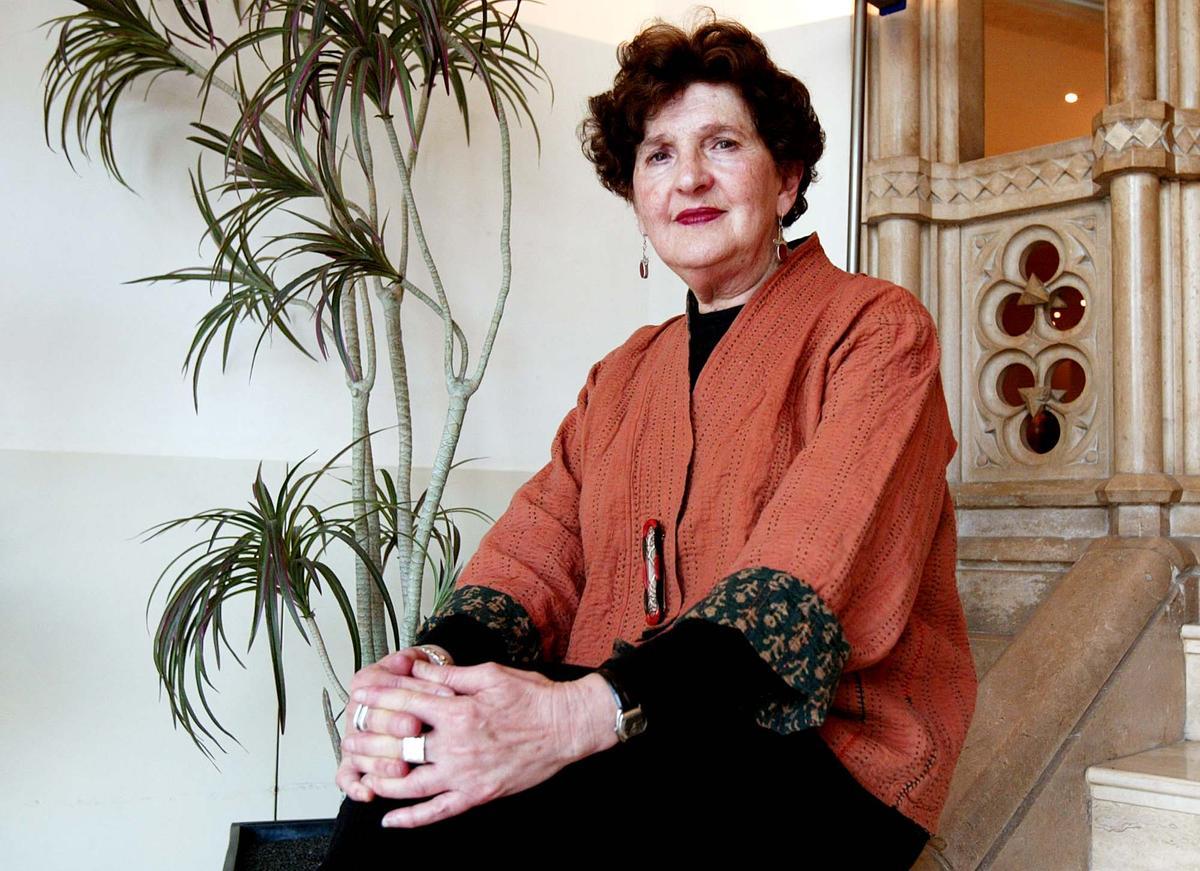 La escritora mexicana Margo Glantz La escritora mexicana Margo Glantz
