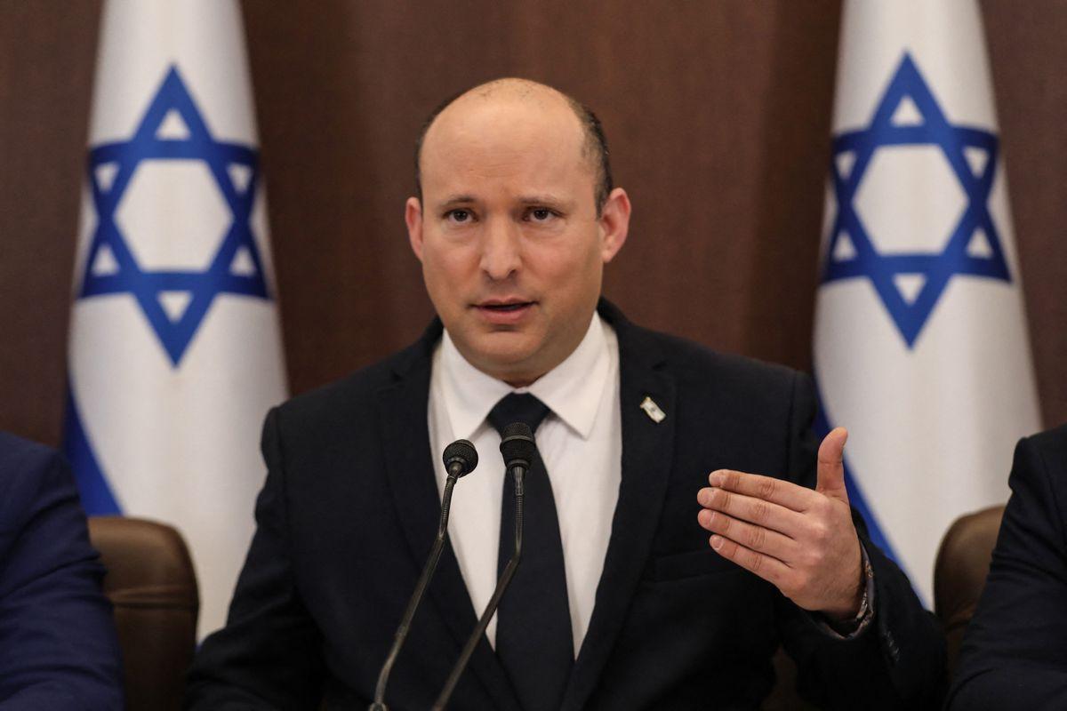 El primer ministro israelí, Naftali Bennett, durante una reunión del Consejo de Ministros. 
