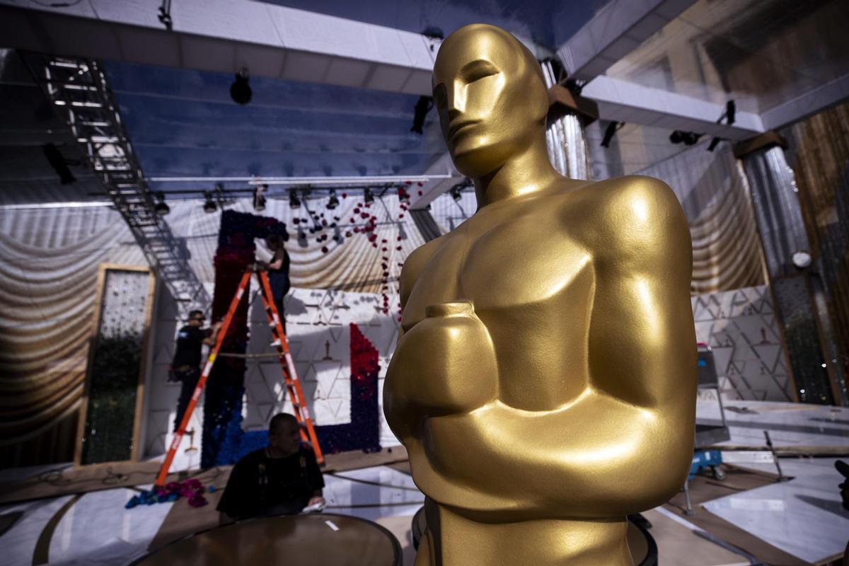 Imagen de archivo de una estatuilla de los premios Óscar. 