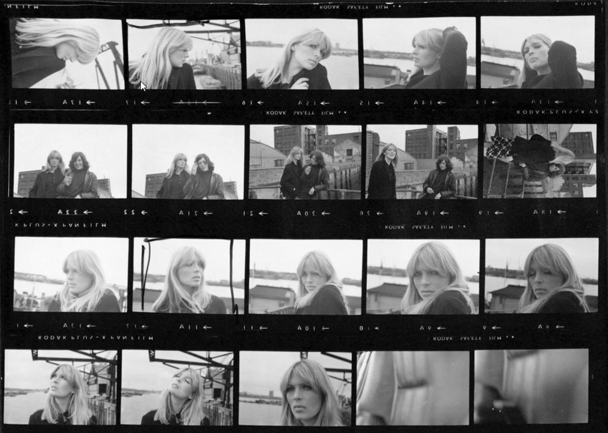 Nico, en una sesión de fotos de mediados de los años 60. 