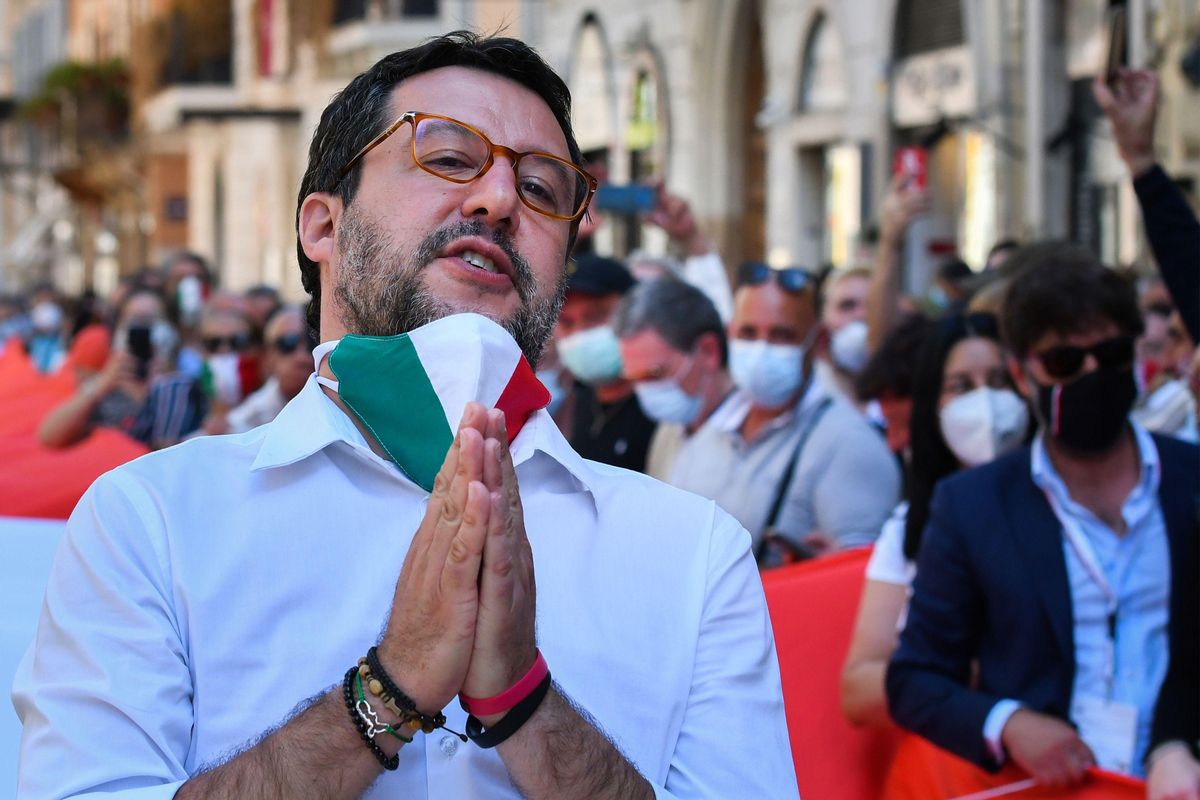 El líder de La Liga, Matteo Salvini El líder de La Liga, Matteo Salvini