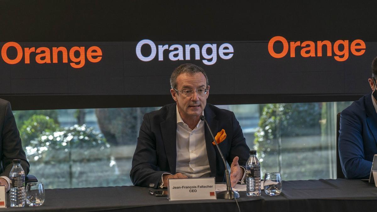 El consejero delegado de Orange España, Jean François Fallacher. El consejero delegado de Orange España, Jean François Fallacher.