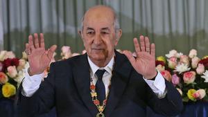 El presidente de Argelia, Abdelmayid Tebune.