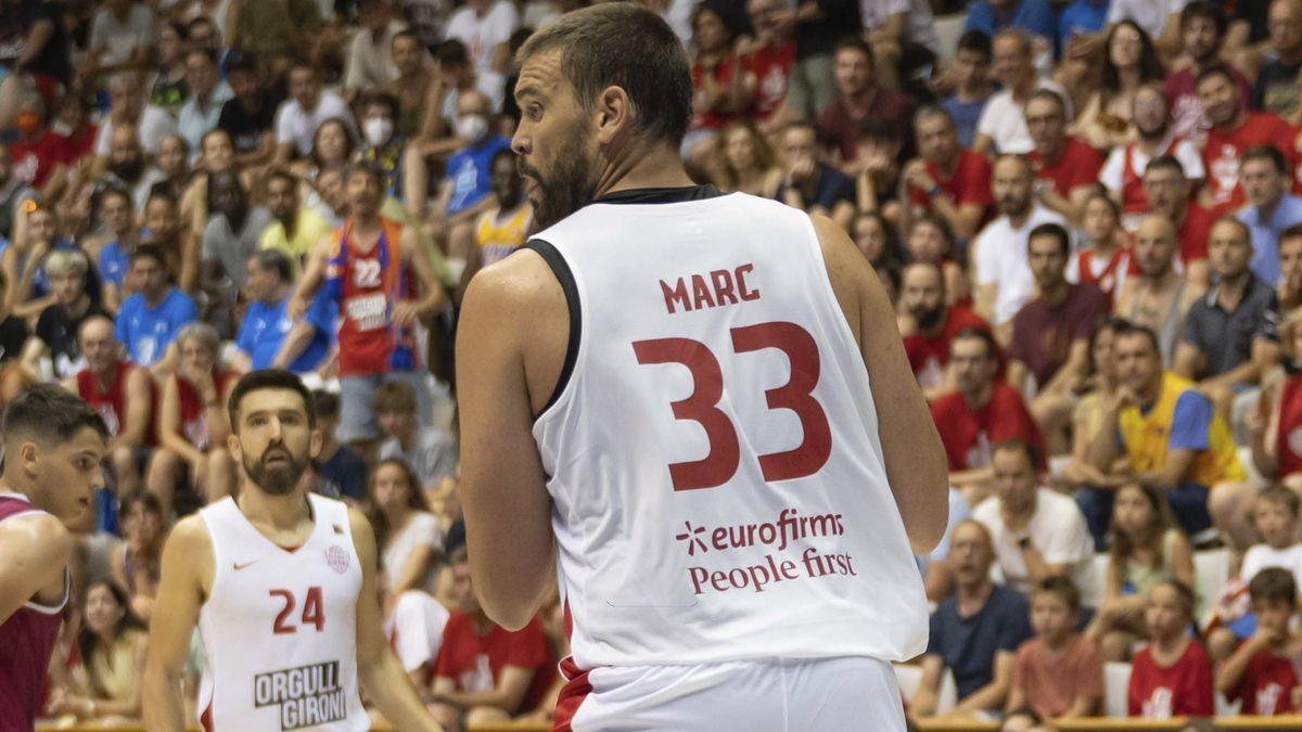 El Girona luchará ante Estudiantes por ascender a la ACB, pero sufre por Marc Gasol