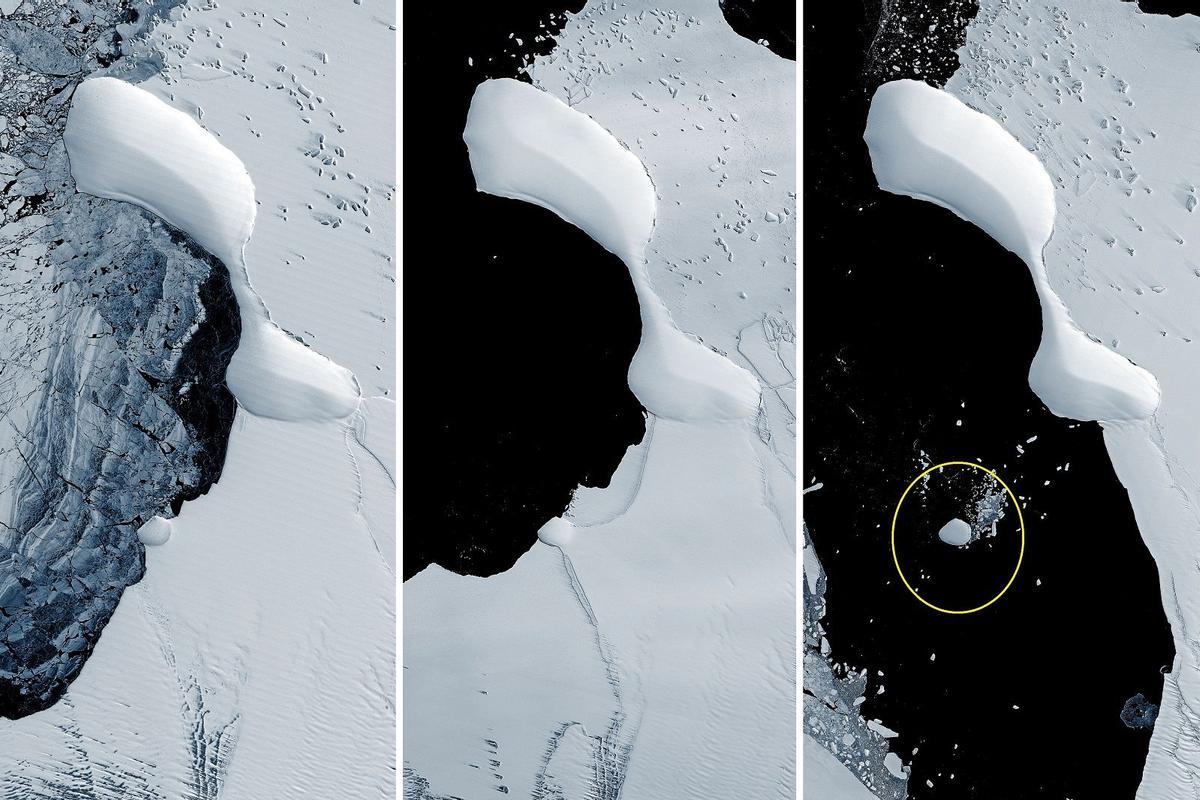 Aparece una nueva isla en la Antártida al fundirse el hielo que la cubría