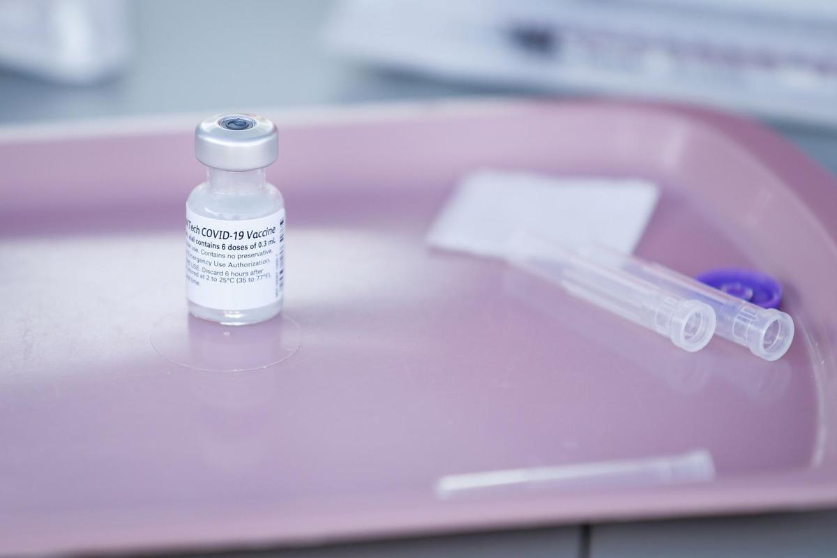 Una vacuna contra la covid-19 de la farmacéutica Pfizer y su socia BioNTech. 