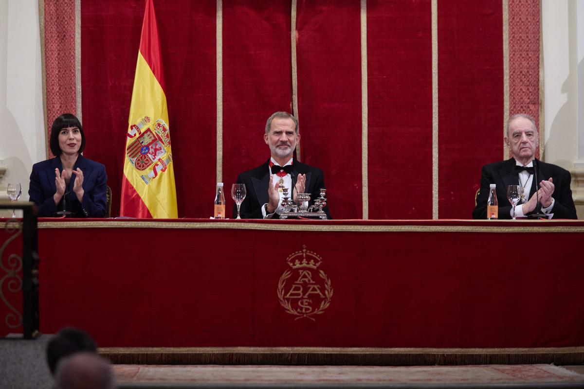 El rey Felipe VI inaugura el Curso de las Reales Academias