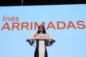 Inés Arrimadas pronuncia su discurso como presidenta saliente.