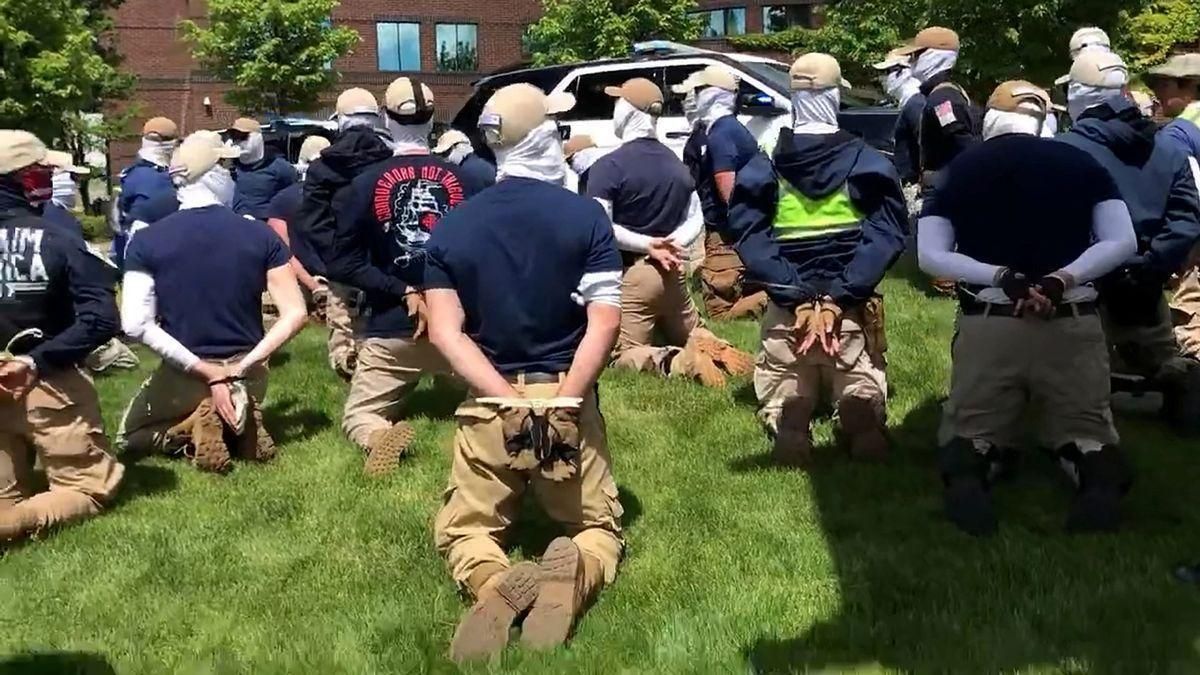 La policía de EEUU detiene a 31 ultras que planeaban disturbios en una marcha del Orgullo en Idaho La policía de EEUU detiene a 31 ultras que planeaban disturbios en una marcha del Orgullo en Idaho