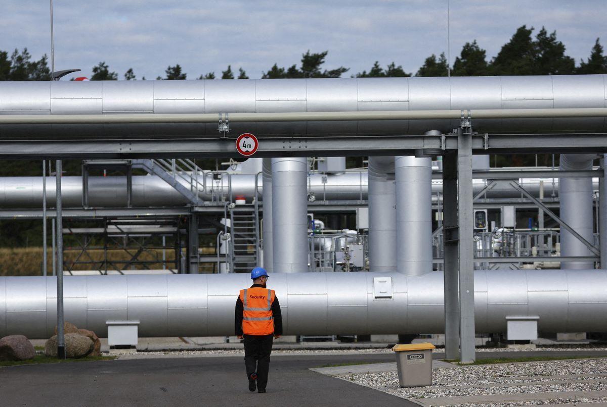 El gasoducto Nord Stream 2 a su paso por Lubmin (Alemania).