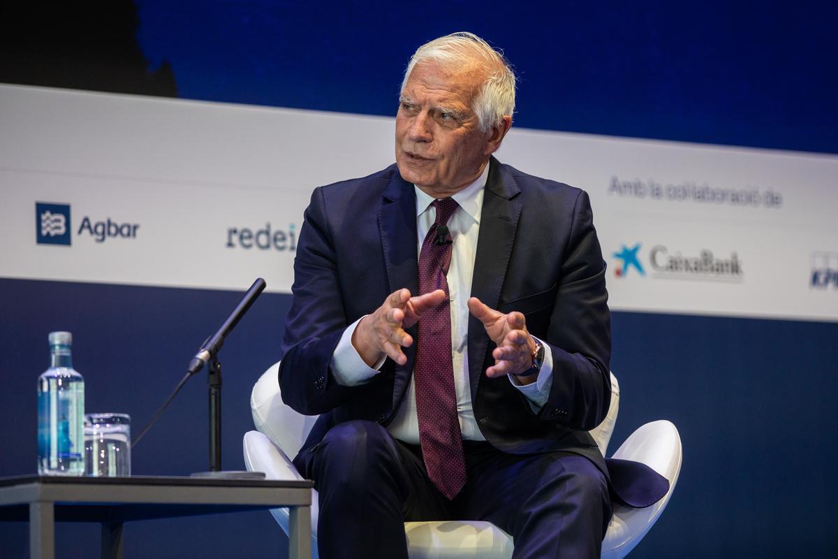 Josep Borrell, alto representante de la Unión Europea (UE) para Asuntos Exteriores y Política de Seguridad, en el acto del Cercle d’Economia.