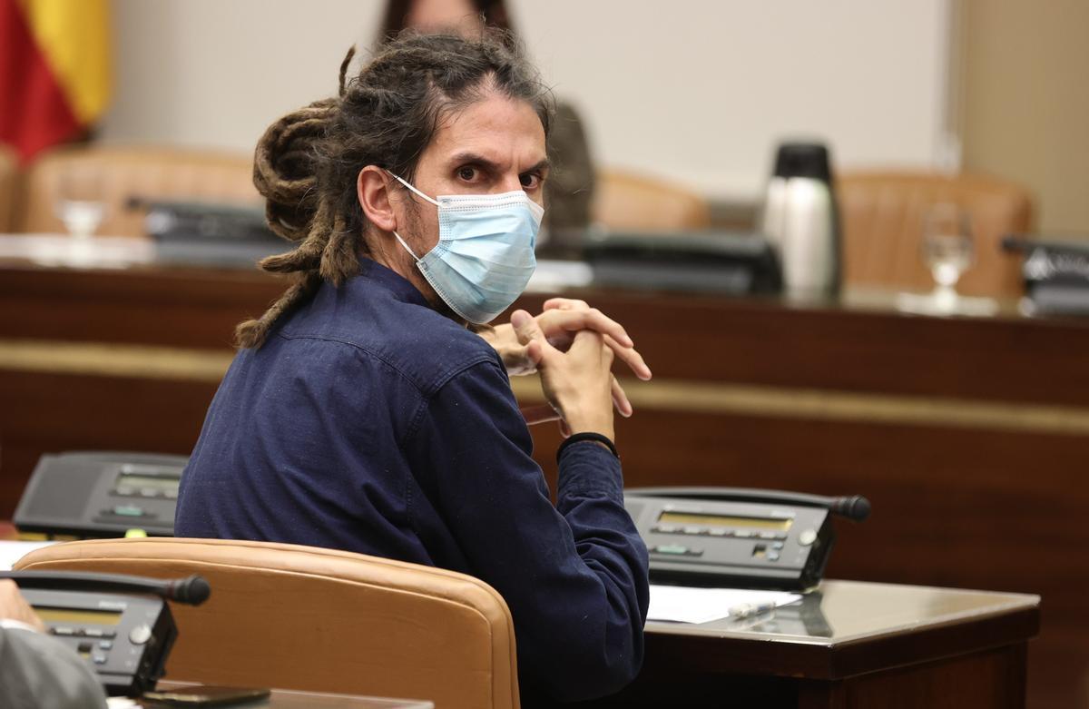 Alberto Rodríguez en el Congreso de los Diputados el pasado 20 de octubre. Alberto Rodríguez en el Congreso de los Diputados el pasado 20 de octubre.