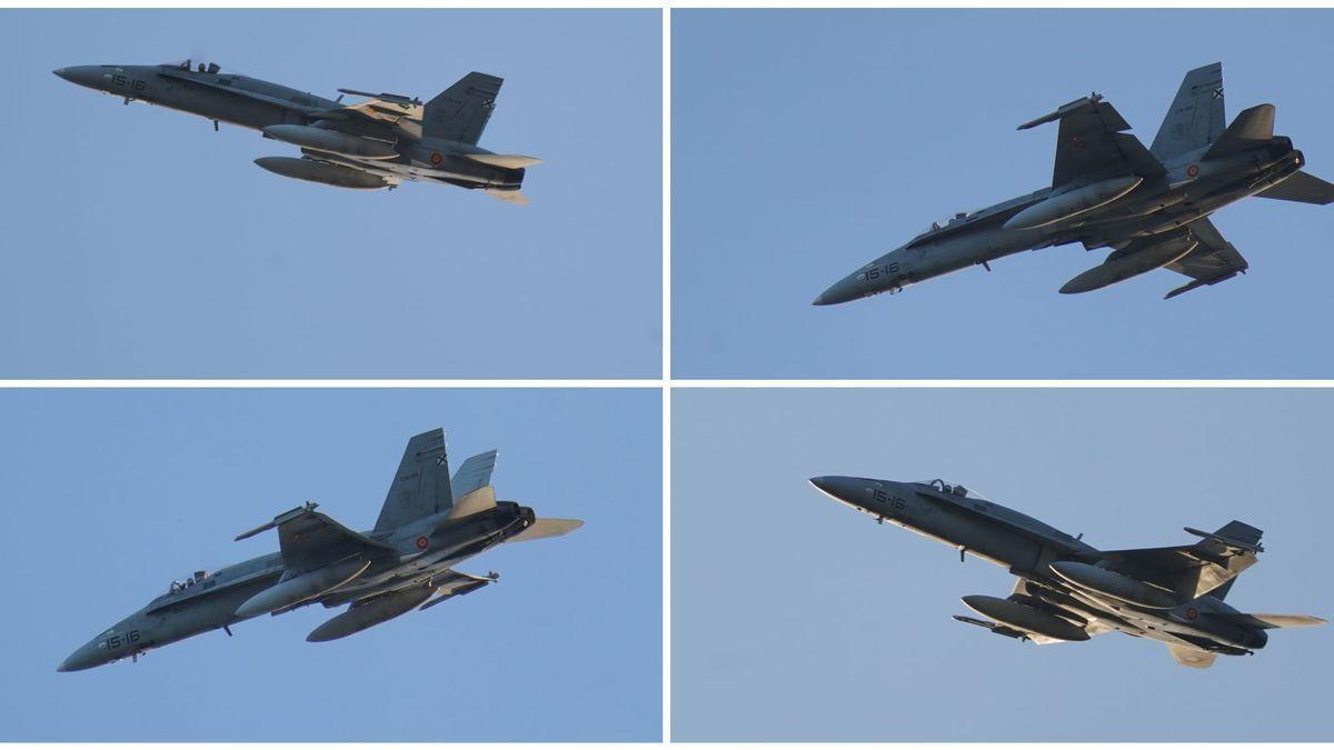 Un caza militar intercepta en Castellón a tres ultraligeros por violar el espacio aéreo
