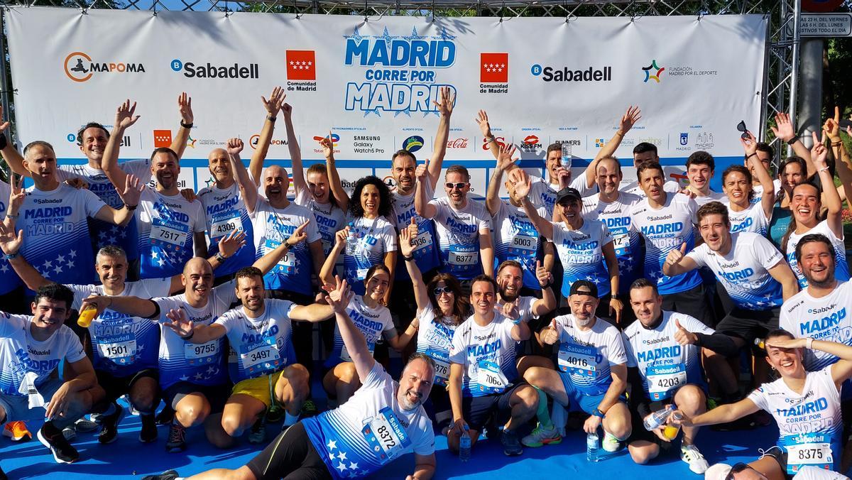 Los participantes de la 9ª edición de ’Madrid corre por Madrid’.