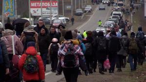 Medio millón de refugiados abandonan Ucrania.