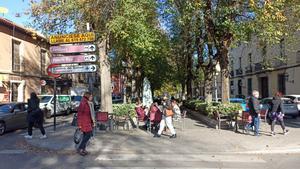 Una calle del centro de Aranjuez. 