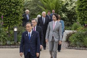 Fotografía de archivo de la cumbre del G-7 en Reino Unido.