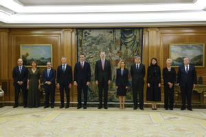Los nuevos magistrados del TC prometen su cargo ante Felipe VI