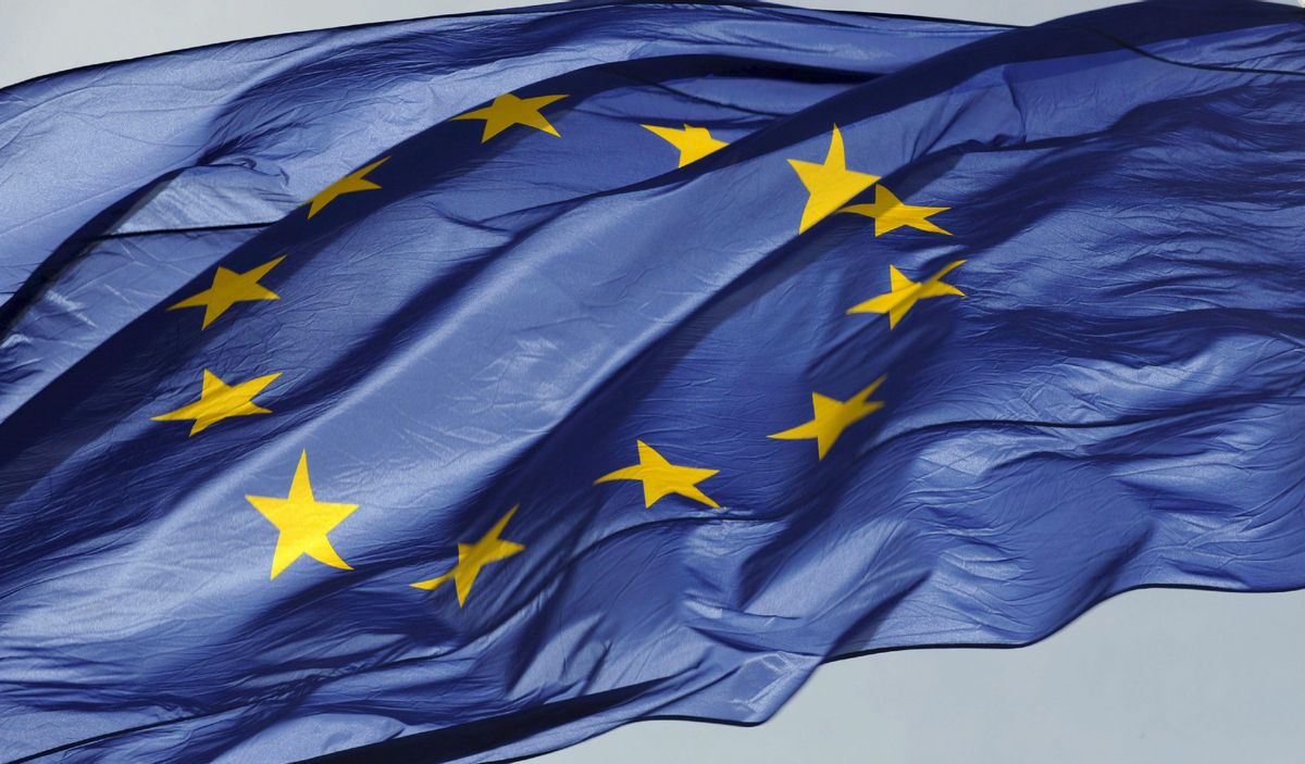 La bandera de la Unión Europea ondea en Berlín, en una imagen de archivo. La bandera de la Unión Europea ondea en Berlín, en una imagen de archivo.
