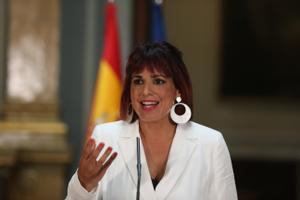 La líder de Anticapitalistas en Andalucía, Teresa Rodríguez.