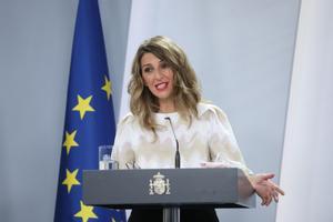 La vicepresidenta segunda y ministra de Trabajo, Yolanda Díaz