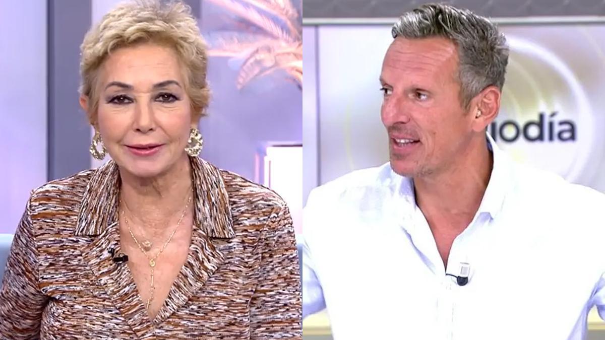 Ana Rosa y Joaquin Prat en Telecinco.