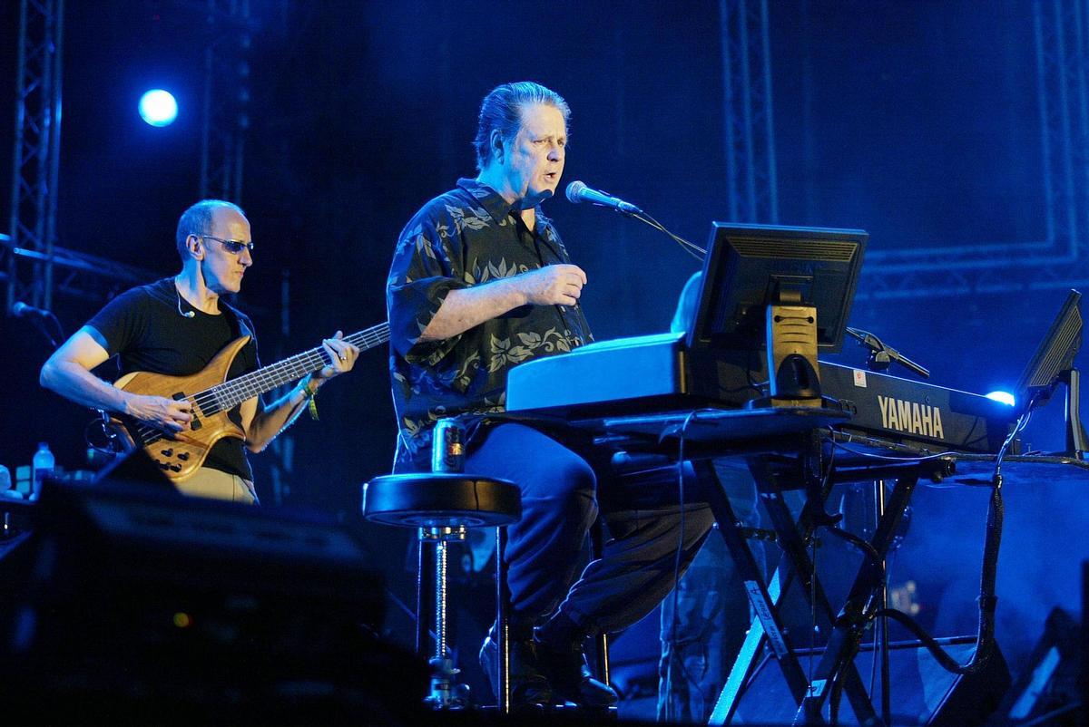 Brian Wilson, durante un concierto