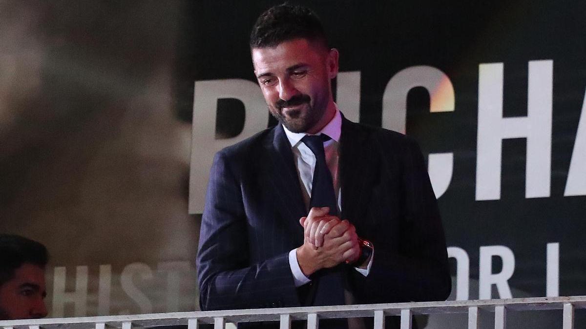 David Villa, nuevo propietario del CF Benidorm a través de su compañía internacional DV7 Group.
