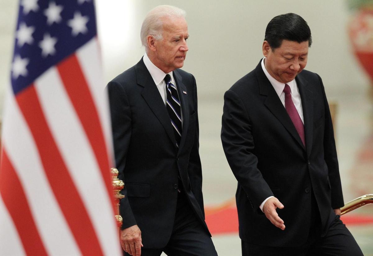 El presidente de Estados Unidos, Joe Biden, y su homólogo chino, Xi Jinping, en una fotografía de archivo. EFE/How Hwee Young/Pool