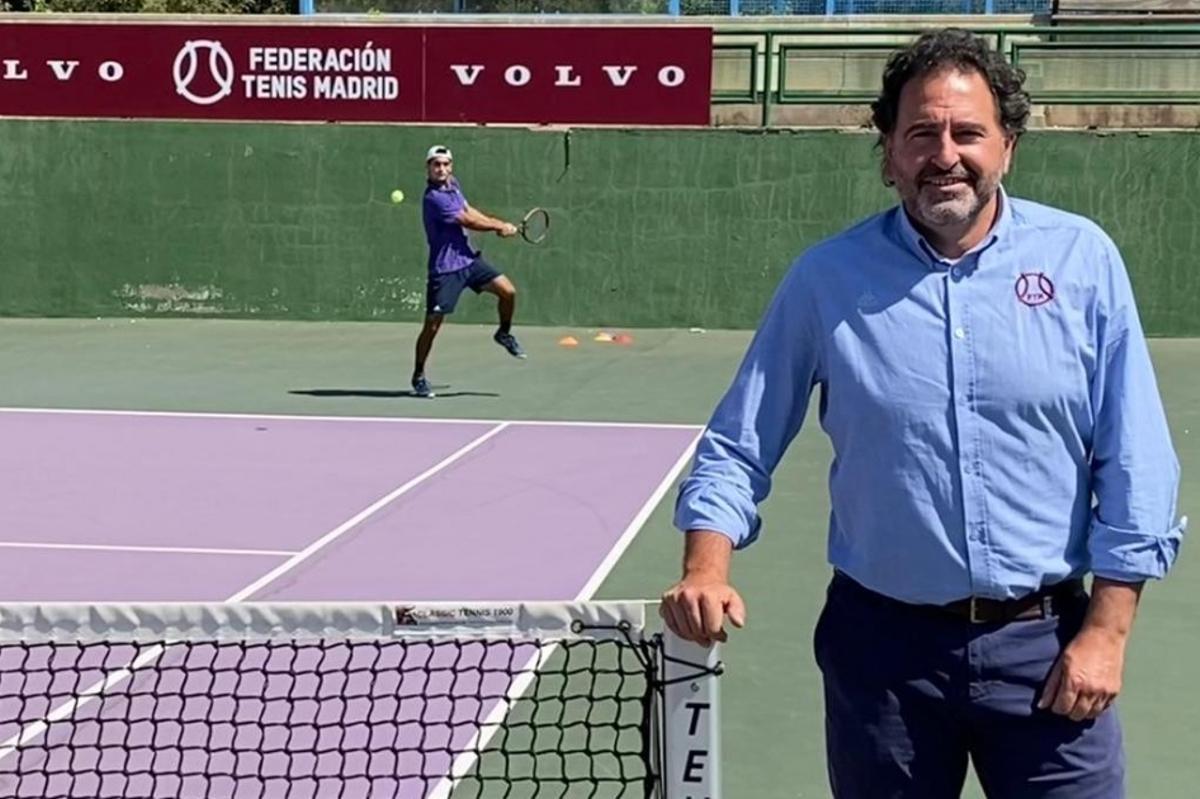 El presidente de la Federación Madrileña de Tenis Juan Luis ’Tati’ Rascón