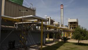 Planta de cogeneración de Ence en Huelva. 