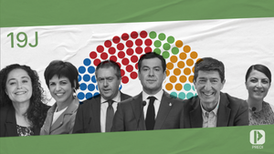 Los candidatos a las elecciones de Andalucía.